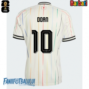 Japonia Ritsu Doan #10 Tricou Fotbal Replică Mondial 2026 Barbati Deplasare
